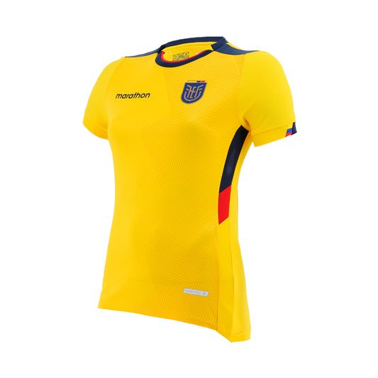 Camiseta Oficial Seleccion de Futbol Ecuador Oficial Mundial 2022 Mujer