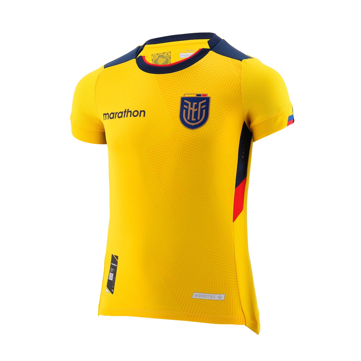 Camiseta Oficial Seleccion de Futbol Ecuador Oficial Mundial 2022 Ninos