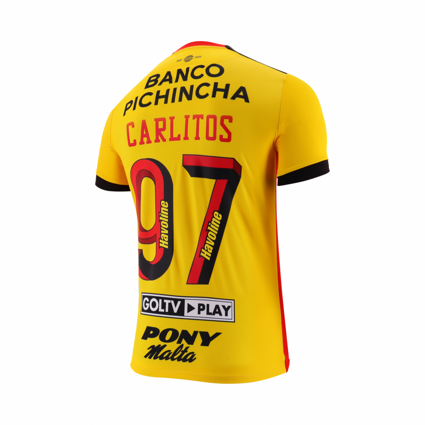 Camiseta Barcelona Sporting Club Ecuador Oficial 2022 Hombre Tevez